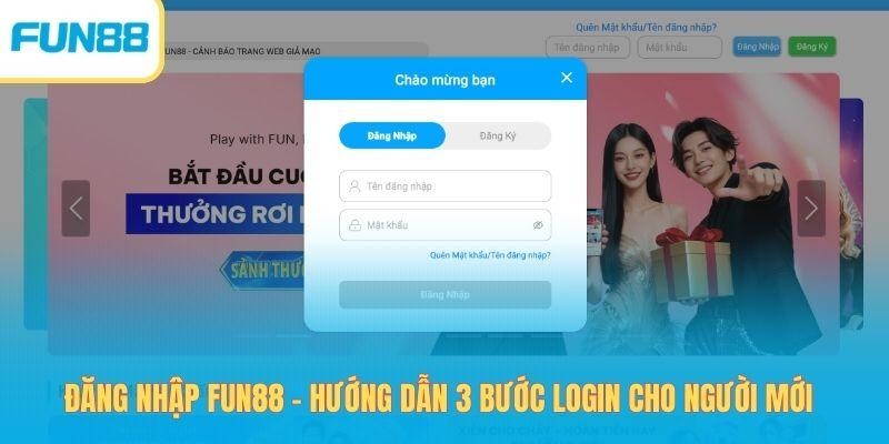 Lưu ý khi đăng nhập Fun88
