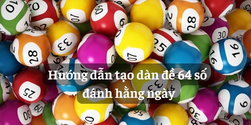 Hướng dẫn tạo dàn đề đánh theo tháng