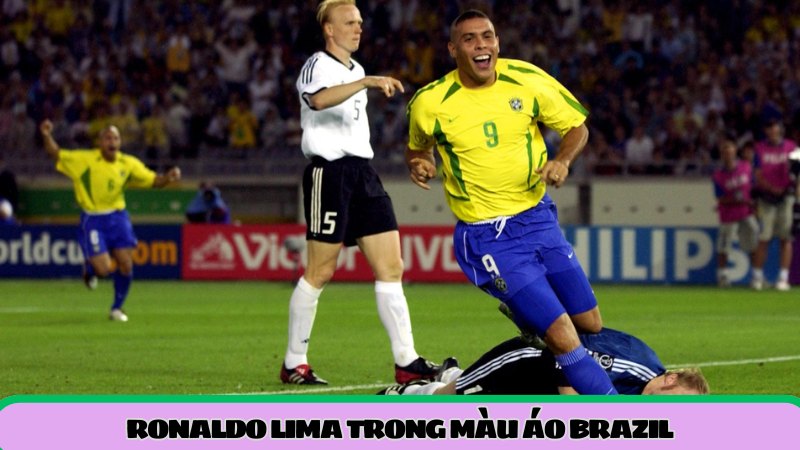 Ronaldo Lima trong màu áo Brazil